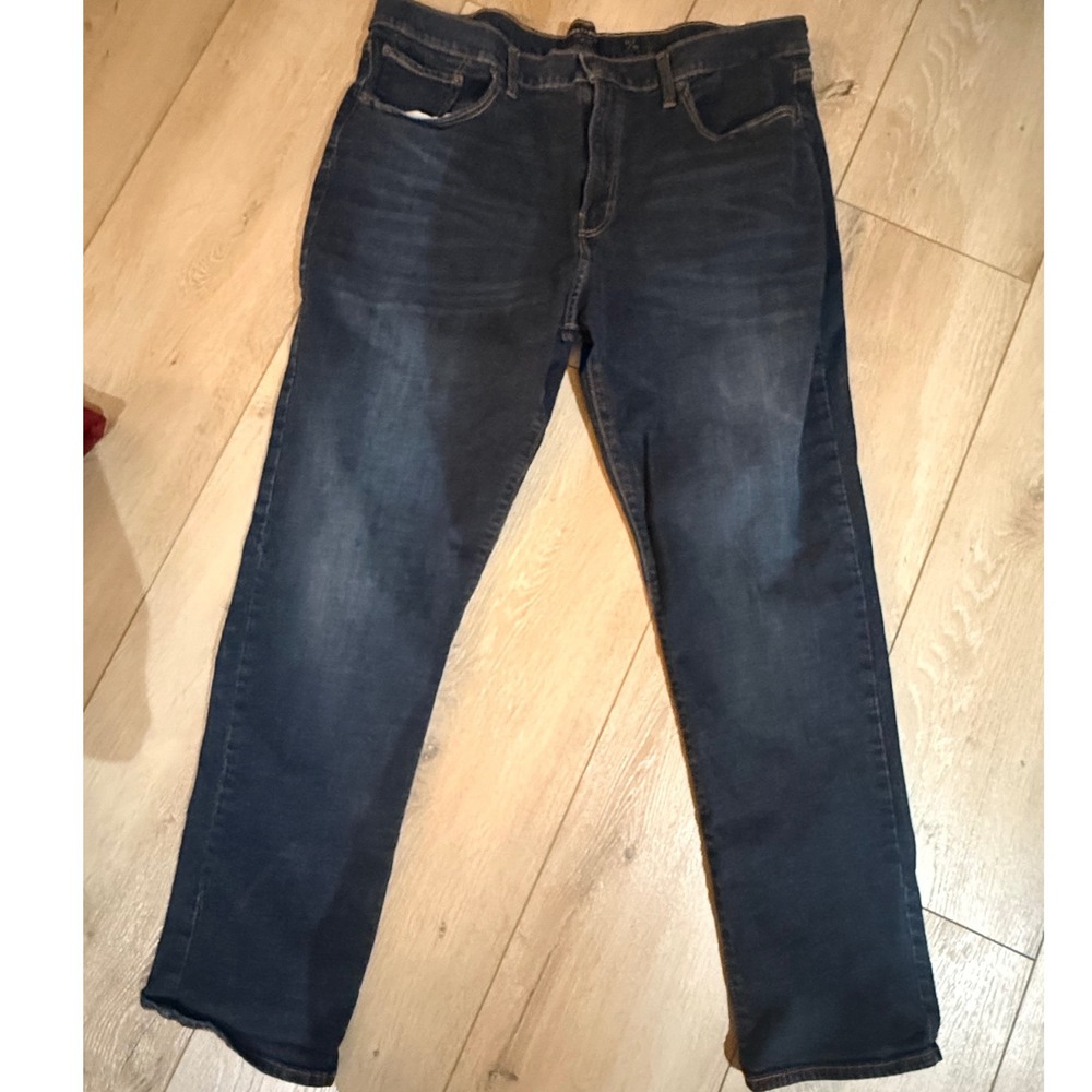 Lucky Brand 121 Heritage Slim Jeans Mens Dark Wash Denim Pants 34x32 #100